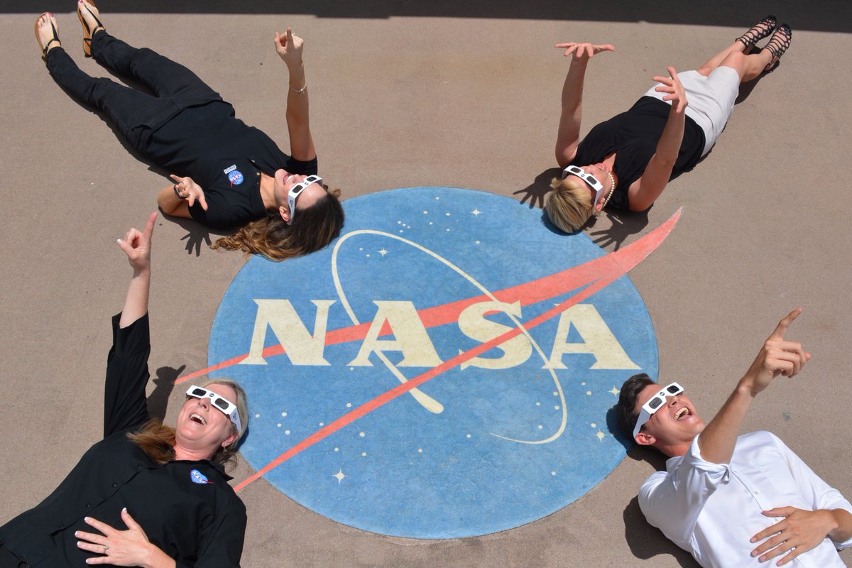 NASAInterns's tweet photo. Tomorrow is #NationalInternDay! We're celebrating with the #InternEclipse photo challenge. Vote for your favorite!βοΈ https://t.co/ubFpfSfyEh https://t.co/LjRjXr2Kk8