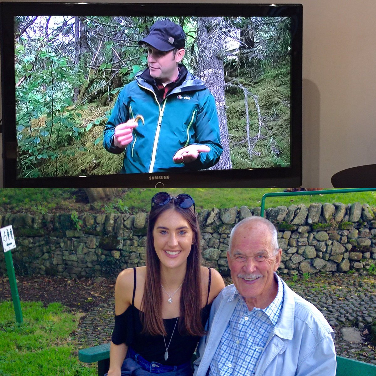 RosannaGilbey's tweet photo. @BBCAlaskaLive Very much enjoying the show when I get a call from my Granddad (pictured bottom) saying this is the best anorak he has seen. https://t.co/pMKxizpmzH