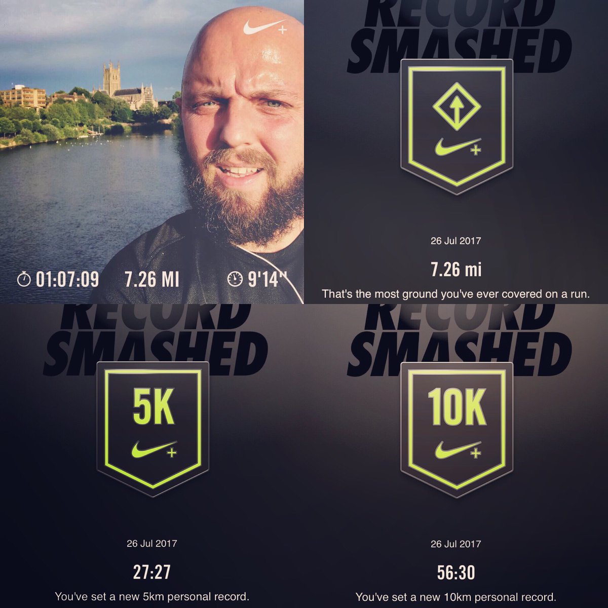 WINi__10's tweet photo. Raising money for @RLSSUK 
https://t.co/KNvTBsAFt3 in memory of @winnieobz #Dad #RecordsSmashed #5km #10km #Running https://t.co/G8e6jHXXQC