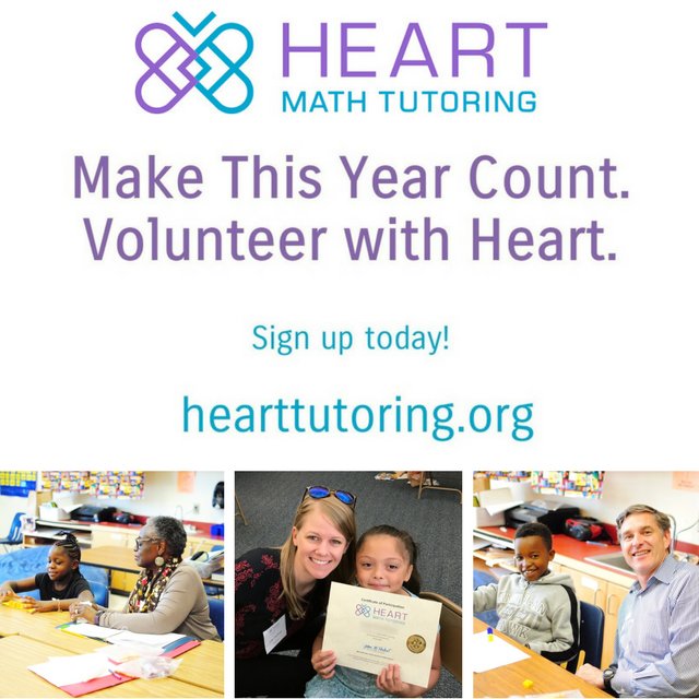 HeartTutoring's tweet photo. Heart’s 2017 Volunteer Drive kicks off today in effort to find tutors for 750 @CharMeckSchools students! Sign up at https://t.co/tKsY6eLyW8! https://t.co/FIpYhUjHWv