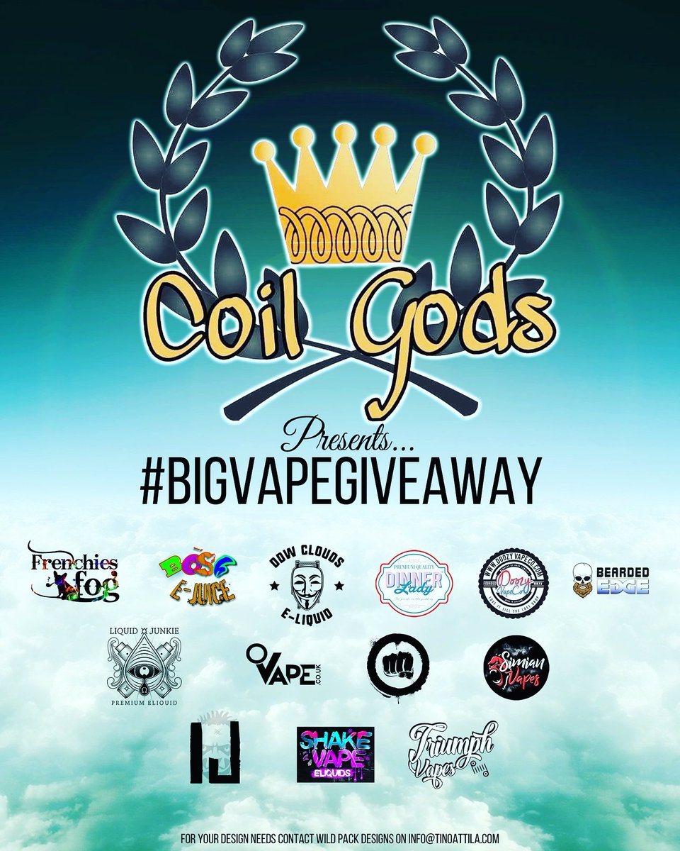 coilgods's tweet image. #coilgods #cloudsforweeks #doozyvapeco #coilgods  #vape #vapeporn #vapelife #vapecommunity #vapefamilyuk #vapeon #vaping #Bigvapegiveaway