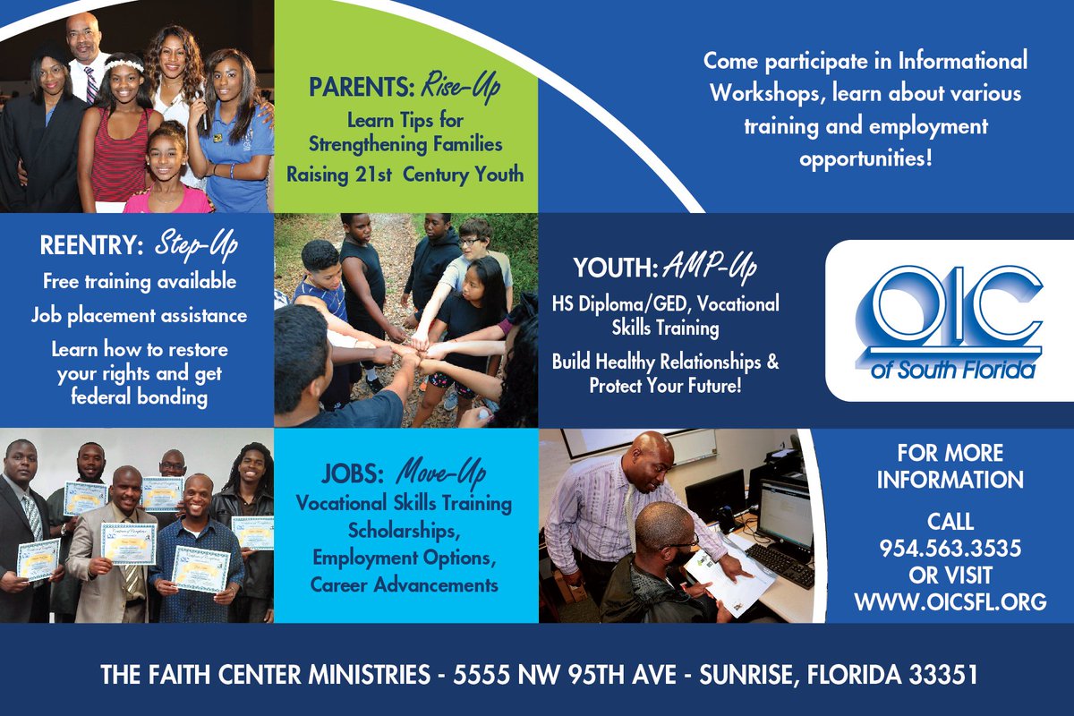 OICSFL's tweet photo. Join @OICSFL at the @FaithCenterInc Mon, July 31st and LINK UP to Resources https://t.co/xK9gm51HbL  #OIC #TheFaithCenter #Resources #Jobs https://t.co/1FDisWSxtu