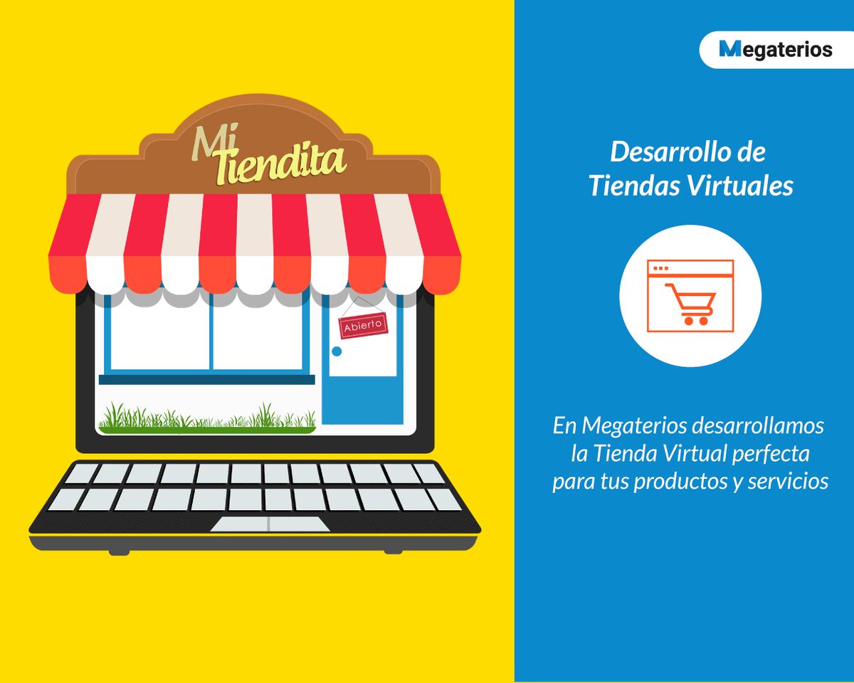megaterios's tweet photo. Llegó la hora de tener tu tienda virtual  y en Megaterios sabemos como colaborarte. #TiendaVirtual #OnlineShopping #Software https://t.co/qxGjxvw15z