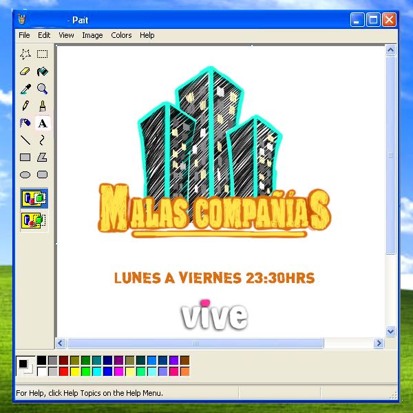 #PaintNoSeVa 😃 Nos vemos a las 23:30 en Malas Compañías por Canal Vive de VTR