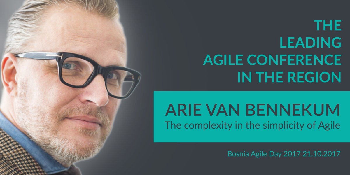 Presenting #BADay2017 keynote speaker: Arie Van Bennekum. 
Don't forget to sign up for the conference @ 2017@agile.ba.