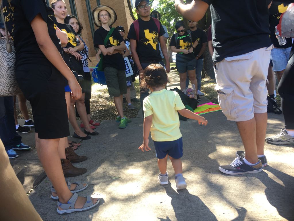 We are uniting across generations for the first DACA sit-in of the Trump era. Stand with us! lahuelga.com #OutragedAndUnafraid