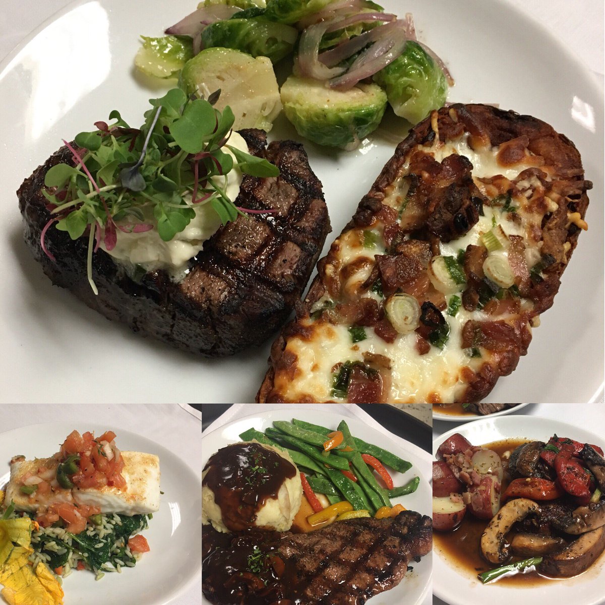 TreBicchieri3's tweet photo. In addition to our regular menu we feature a fresh catch &amp; an entree special every night https://t.co/pWAJ7SOqhn