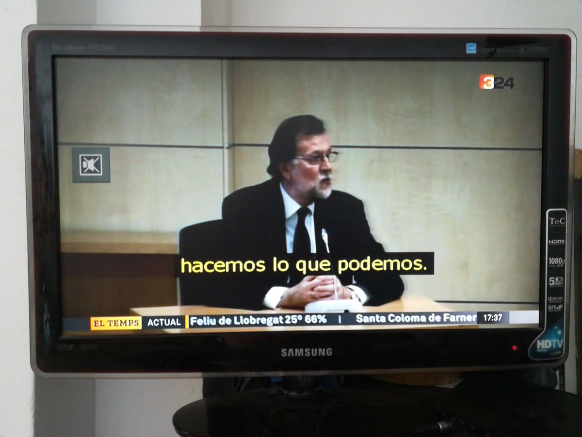 jordials's tweet photo. Vergonya aliena sinó fos per la gravetat dels fets #Rajoygurtel #rajoydeclara https://t.co/p5L5AfRYHr