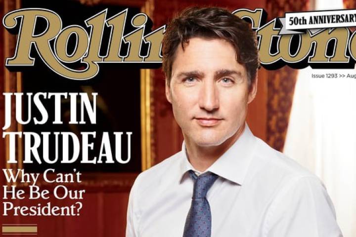 GlobalCalgary's tweet photo. On the cover of the Rolling Stone: βWhy canβt Justin Trudeau be our president?β https://t.co/cMSMKXDikY #cdnpoli https://t.co/iJb0eR2vH8