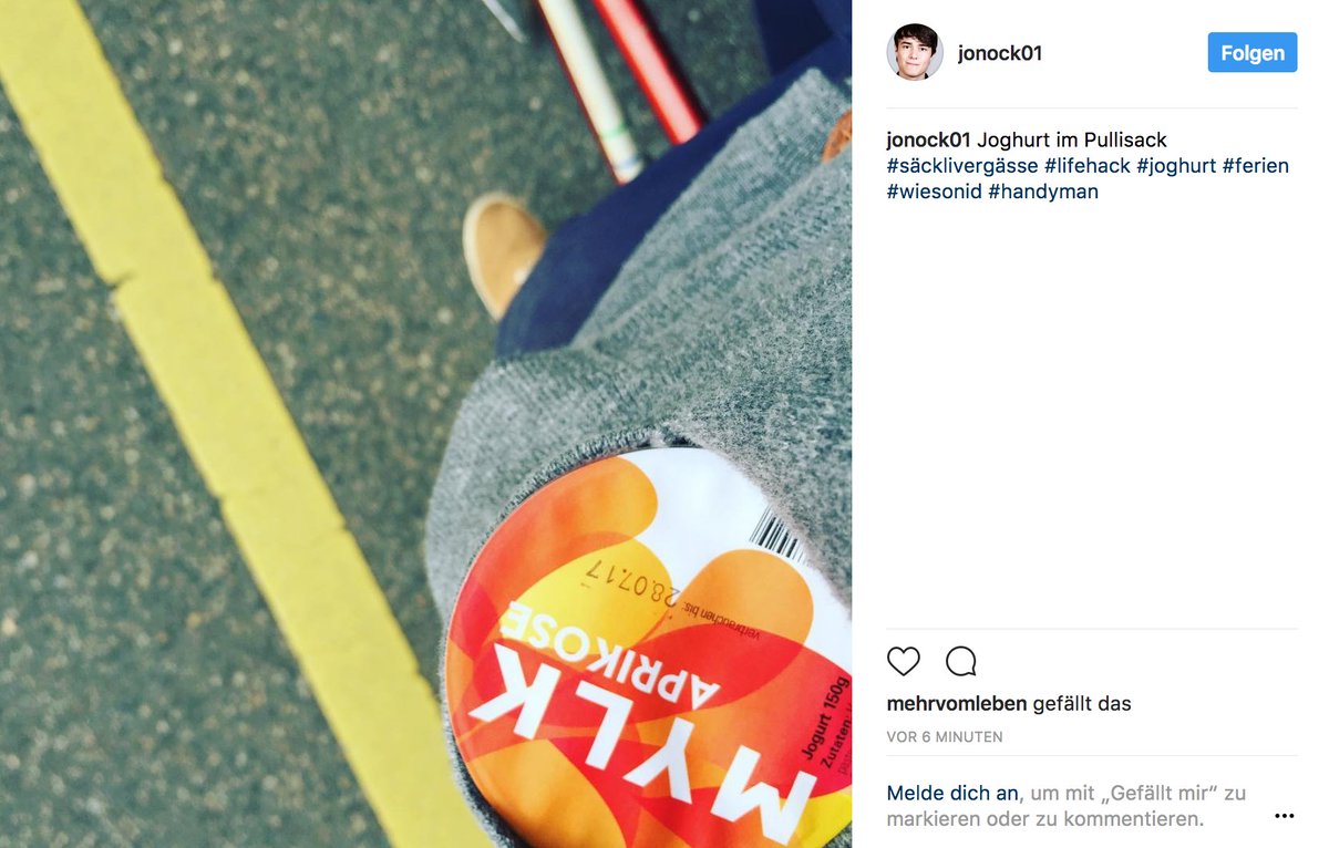 sommerprogramm's tweet image. Prioritäten, Baby! Radiomann, Blogger und @sommerprogramm-Fan der ersten Stunde @jonock01 geht auch im Juli nicht ohne Jogurt aus dem Haus.