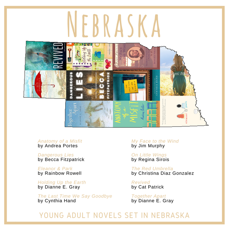 AbigailsWriting's tweet photo. Good life. Great Books. How many of these Nebraska set YA books have you read? #YAbyState https://t.co/871NzbkfC2