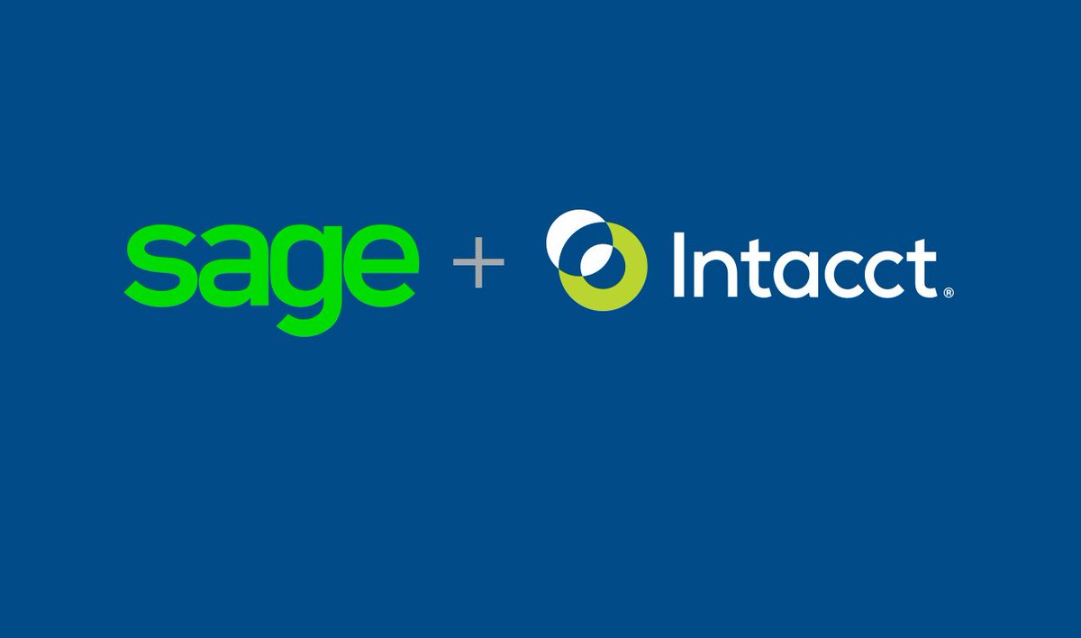 SageUSAmerica's tweet photo. Sage is thrilled to welcome @Intacct, the North America leader in cloud #accounting, to our family. Learn more: https://t.co/9ei06h8tXu https://t.co/ZQkEiwx1Cr