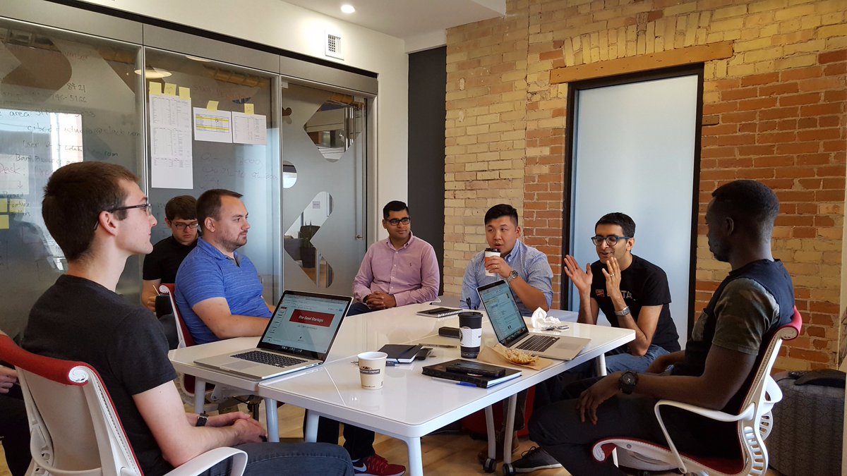 BartPiwowar's tweet photo. Big thanks to the @CIBCLiveLabs team for visiting us. Looking forward to making big ideas happen! #ai #CIBCDataStudio @rickypc @cibc https://t.co/5hvdwORoPk