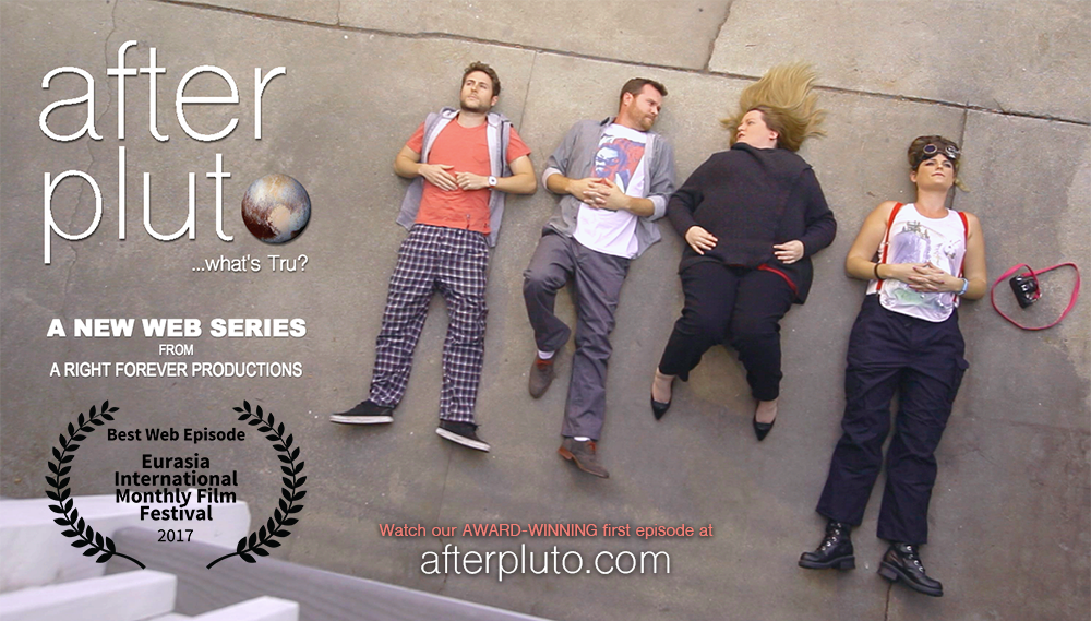 After_Pluto's tweet photo. We're an #awardwinning #webseries!! Our pilot named Best Web Episode by #filmfestival on attached poster. #webserieswednesday #afterpluto https://t.co/pwfnZCc1K2