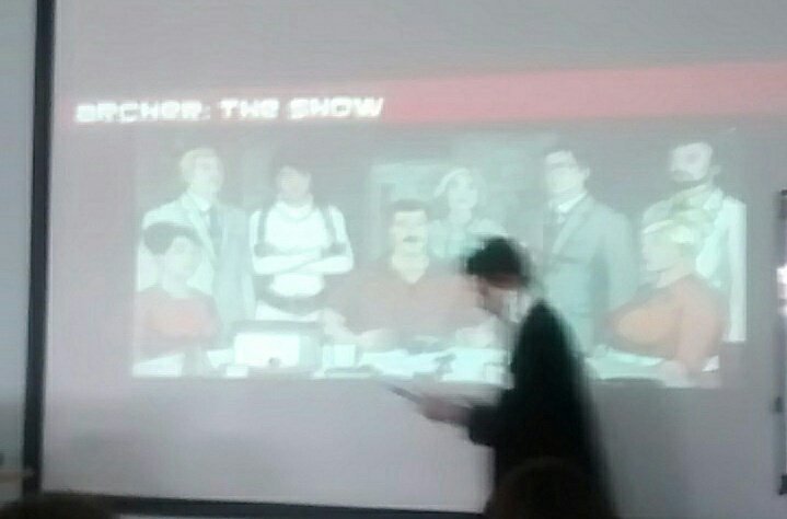 carmineclaire's tweet image. Thomas Evans on Archer and queer spy fiction  #queeringanimation