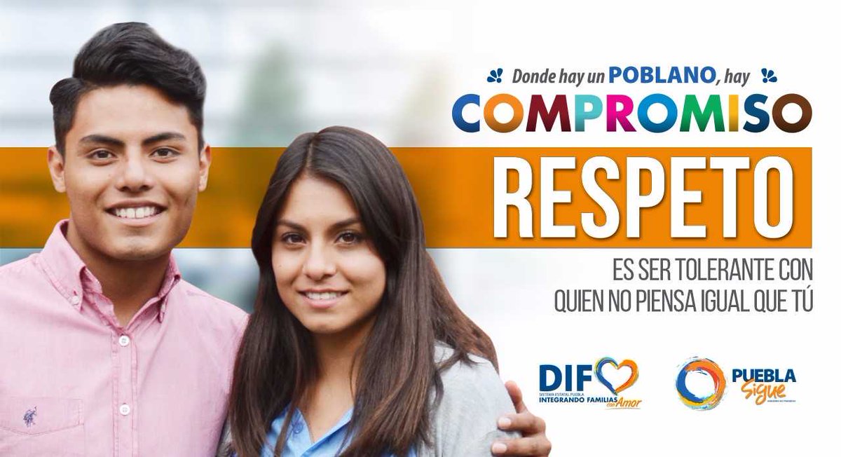 Fomentar la integración, la comunicación y el trabajo en equipo y valorar la riqueza de cada uno #PueblaConRespeto