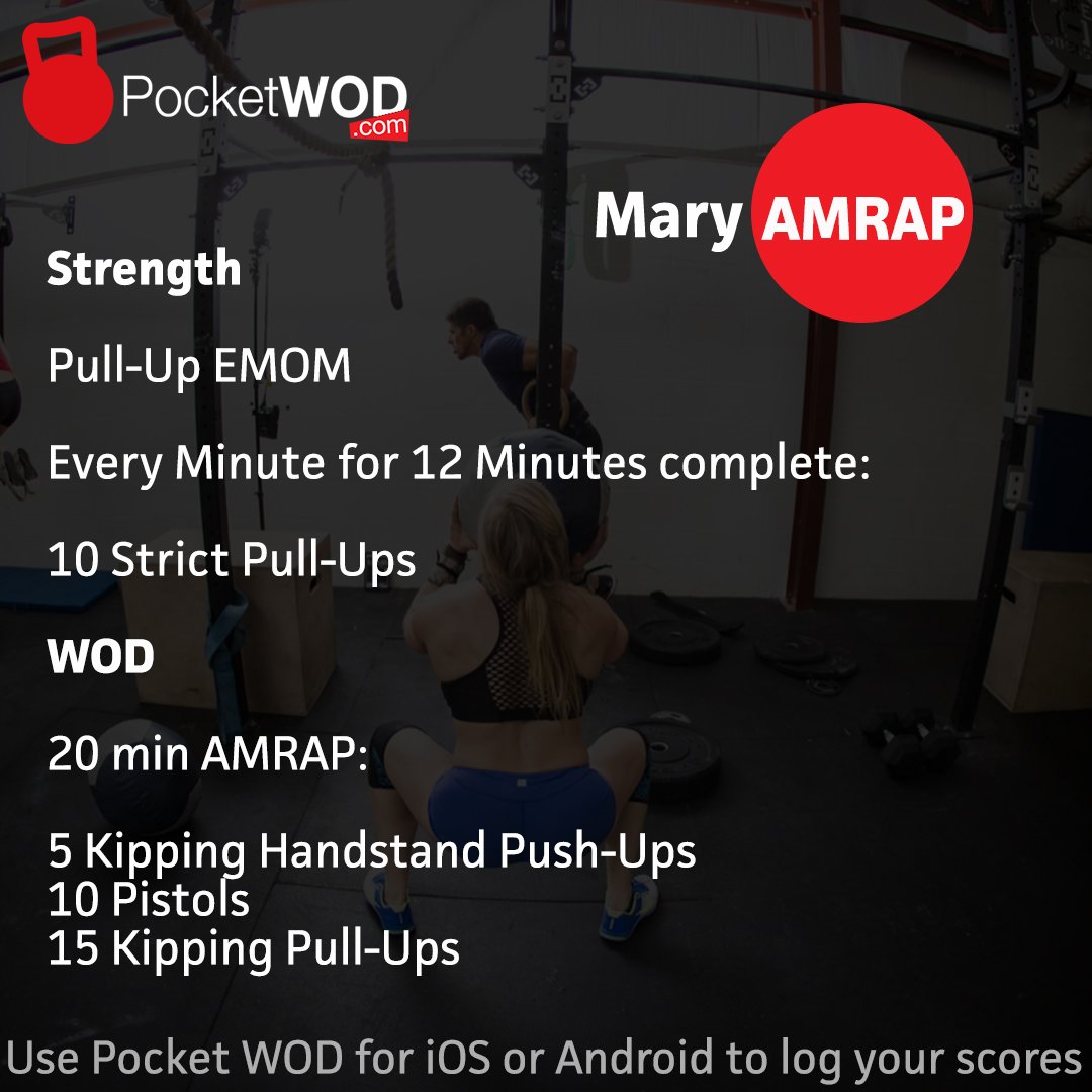 PocketWOD's tweet photo. #PocketWOD workout of the day. Scale as needed. Tag us + use #PocketWODme under your workout photos/videos, get them reposted on our page https://t.co/WnDQmjb5Ac