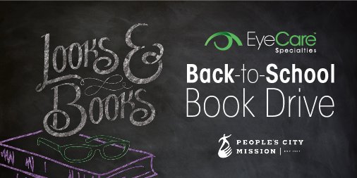 ECSpecialties's tweet photo. Donate a book &amp; help a child develop a love of reading. #LooksandBooks #LNK https://t.co/cWpIilGTX3