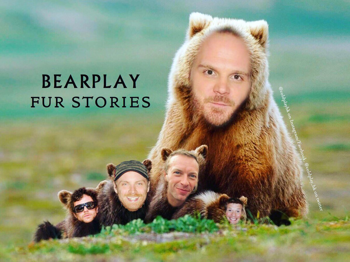 coldplay_hk's tweet photo. Bearplay 🐻😂
#willchampion #coldplaymeme #coldplaymemes #jonnybuckland #chrismartin #philharvey #guyberryman https://t.co/HnKWcHyZsx