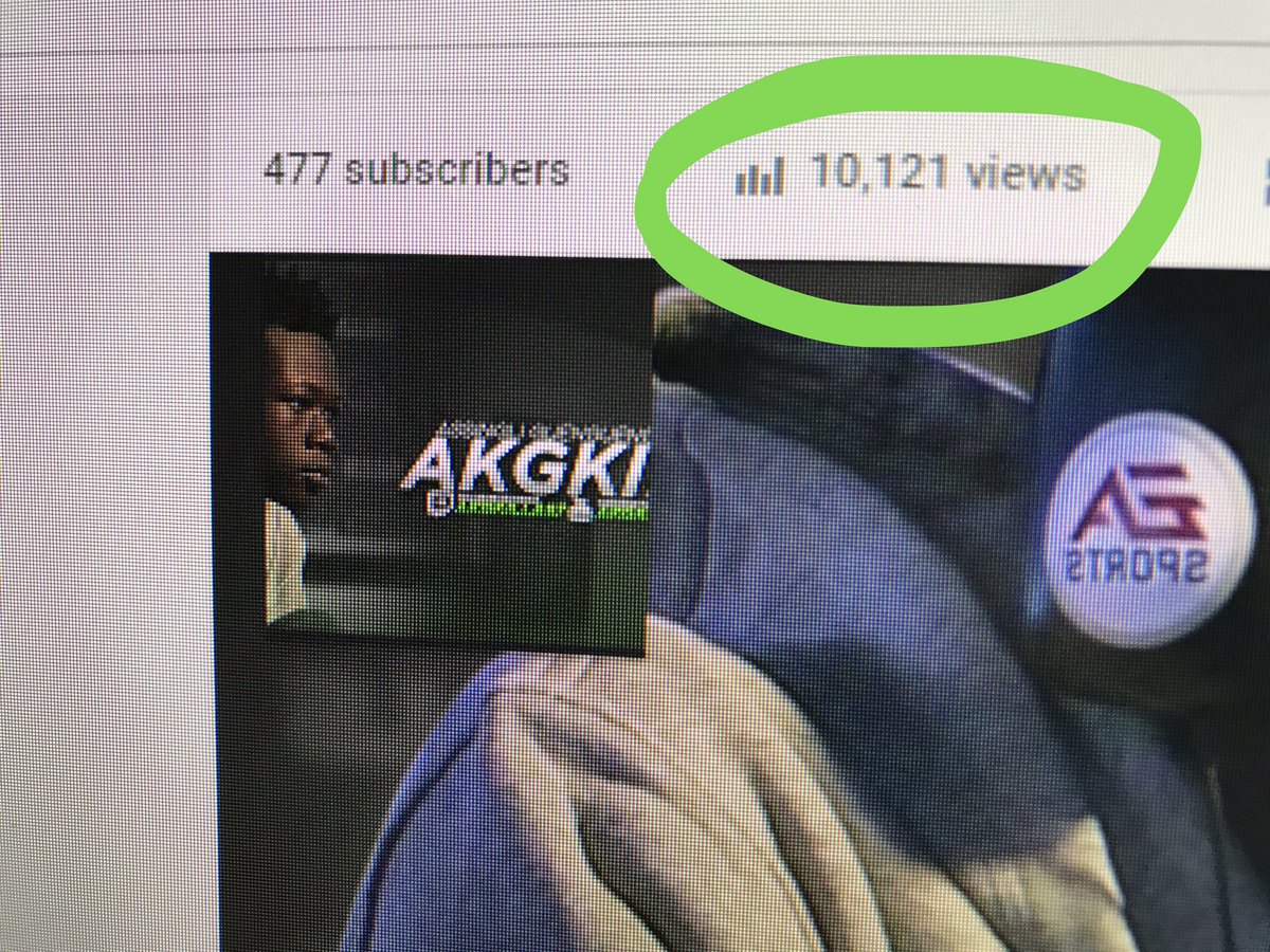AKG97_'s tweet photo. Channel officially reached 10k views 👀 #IssaMilestone https://t.co/GU52fonTzX