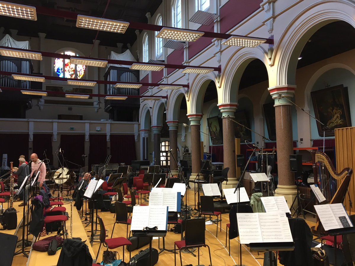 floating_earth's tweet photo. We're in Liverpool today with violinist @Pavel_Sporcl and the @liverpoolphil being conducted by Sebastian Lang-Lessing doing christmas music https://t.co/HhFeG5ZPsE