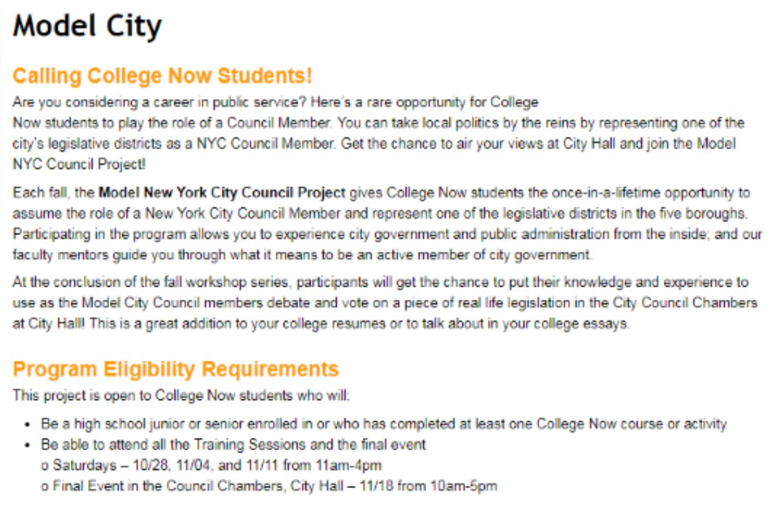 Admissions – The City University of New York