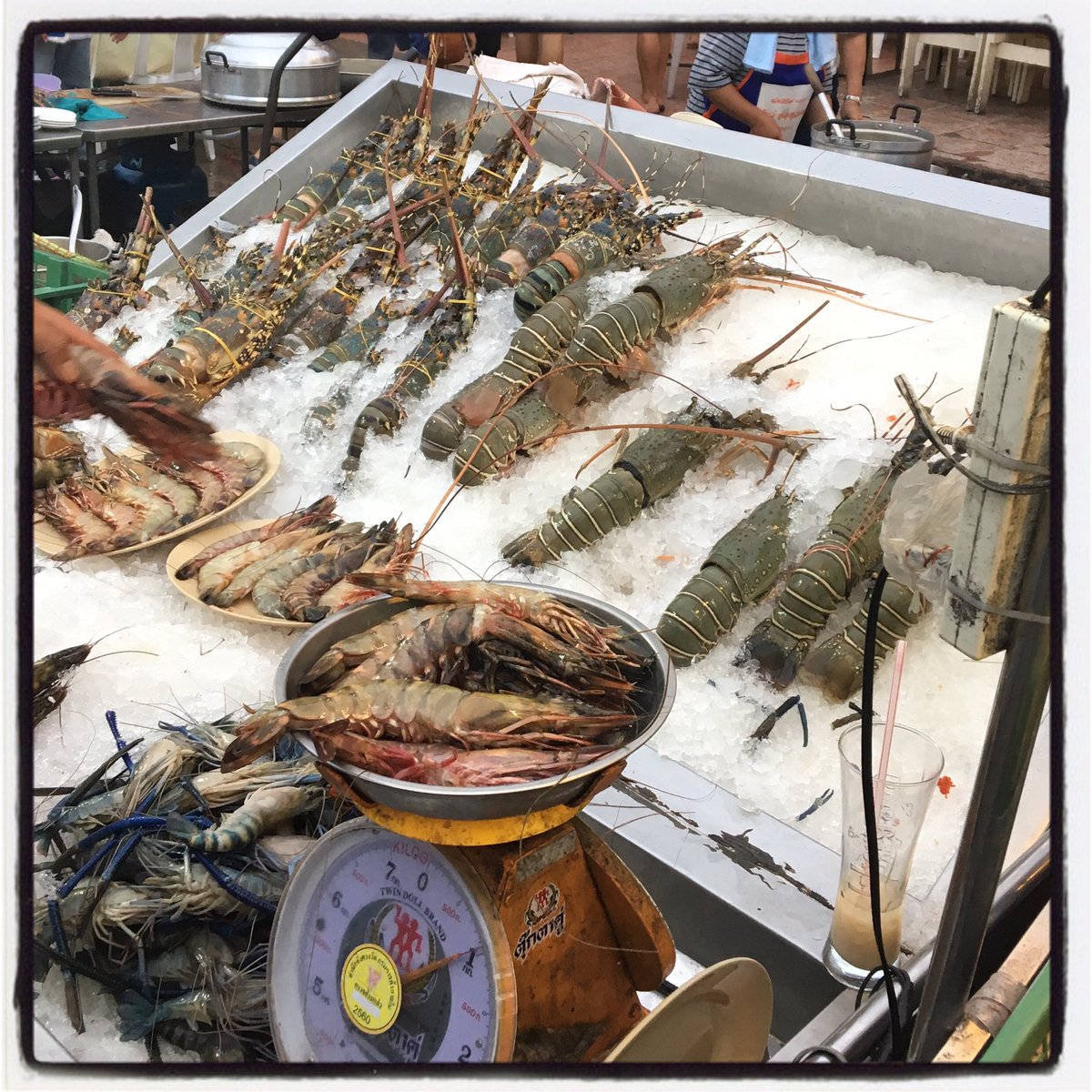 SilverSpoonProj's tweet image. Great #seafood experience at the #nightmarket in #huahin #thaifood #fresh #lobster 💙
