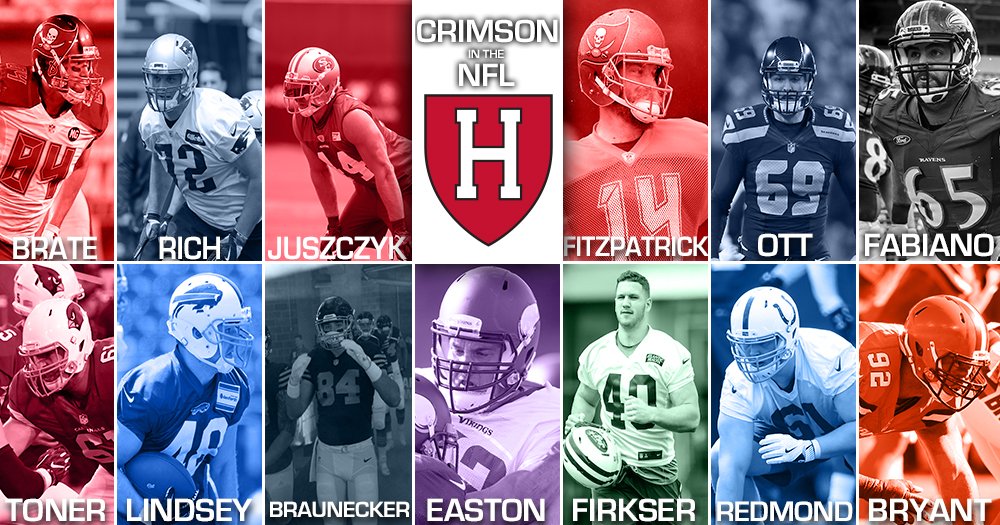 Harvard Athletics (@harvardcrimson) on Twitter photo .<a href="/HarvardFootball/">Harvard Football</a> Leads All FCS Schools With 13 Players Invited to Training Camp: gocrimson.com/sports/fball/2… #GoCrimson .<a href="/HarvardFootball/">Harvard Football</a> Leads All FCS Schools With 13 Players Invited to Training Camp: gocrimson.com/sports/fball/2… #GoCrimson