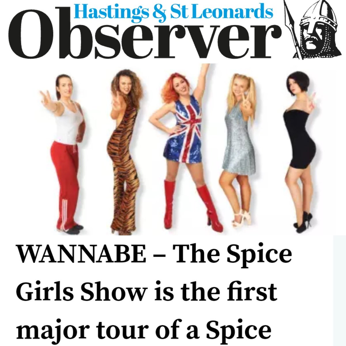 PinkProduction1's tweet photo. Wannabe are making headlines a head of their UK Tour 💙✌📰 see the full article by @hastingsobs here https://t.co/sudppPTv4e https://t.co/GNBgMO2Uio