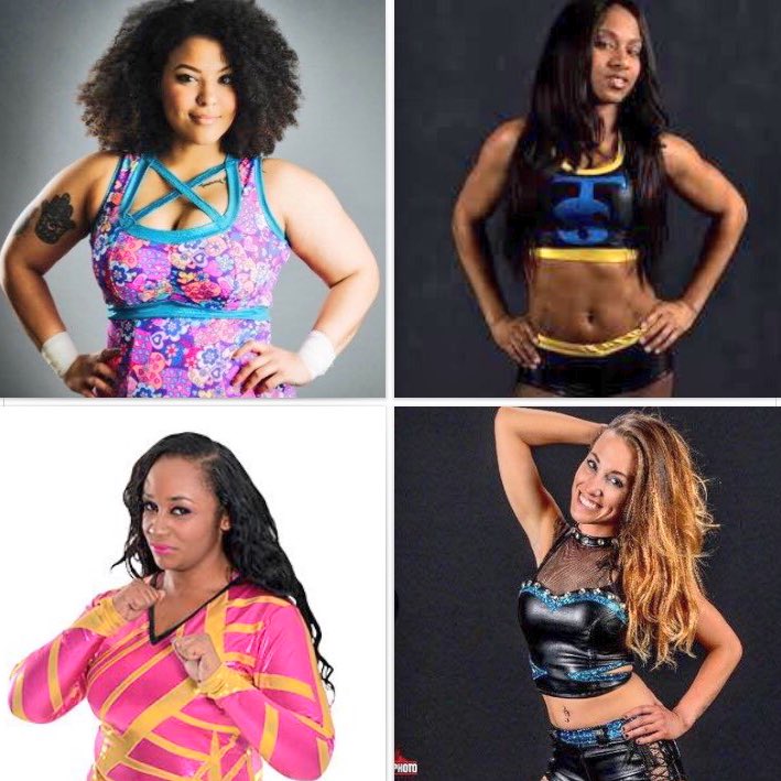 BCW_Wrestling_'s tweet photo. Four women...1 ring...ALL action! Who will emerge as undisputed "Queen #BCW " at #DawnOfANewEra
Find out this Sat night in #Qns #nXt #WCW https://t.co/mLKSQJ2cPb