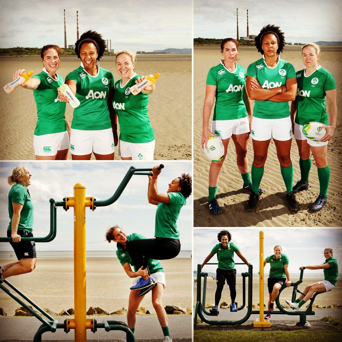 Fun day today with <a href="/LucozadeSportIE/">Lucozade Sport</a>  for an action packed #madetomove  session! #WRWC2017 #14days