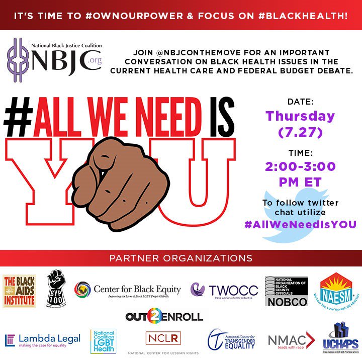 byp100's tweet photo. Tomorrow BYP100 is joining @NBJContheMove to #OwnOurPower and focus on #BlackHealth issues in the current healthcare debate! #AllWeNeedIsYou https://t.co/kuYGK4mn0I