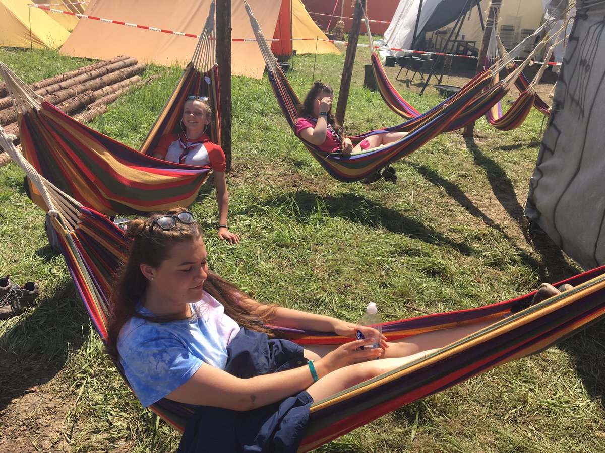 Denmark2017's tweet photo. We took part in a Danish day and did some jousting and eating of traditional danish puddings! #SL2017 https://t.co/JTwhLoyhug