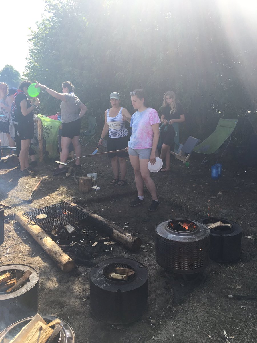 Denmark2017's tweet photo. We took part in a Danish day and did some jousting and eating of traditional danish puddings! #SL2017 https://t.co/JTwhLoyhug