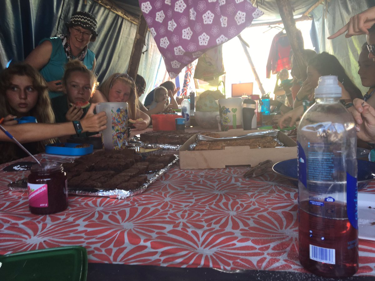 Denmark2017's tweet photo. We took part in a Danish day and did some jousting and eating of traditional danish puddings! #SL2017 https://t.co/JTwhLoyhug