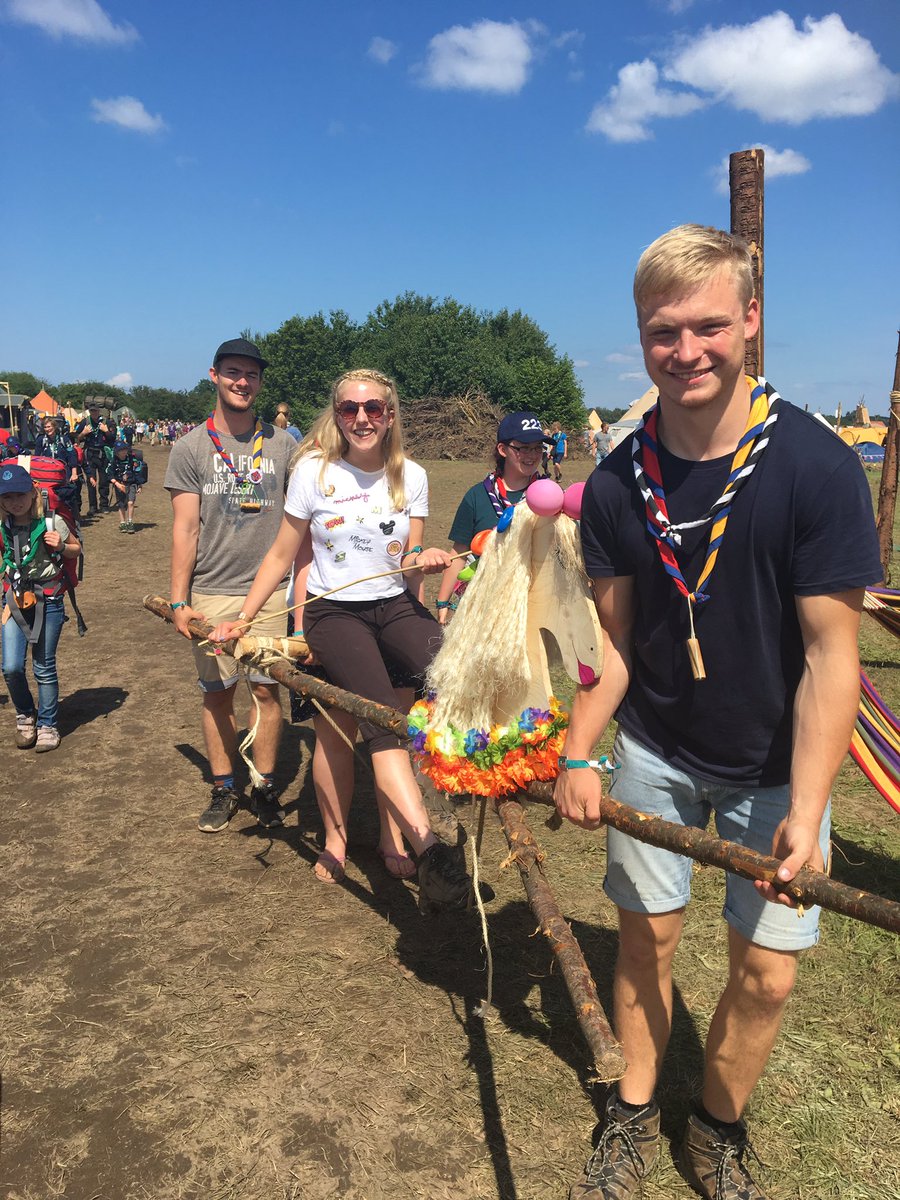 Denmark2017's tweet photo. We took part in a Danish day and did some jousting and eating of traditional danish puddings! #SL2017 https://t.co/JTwhLoyhug