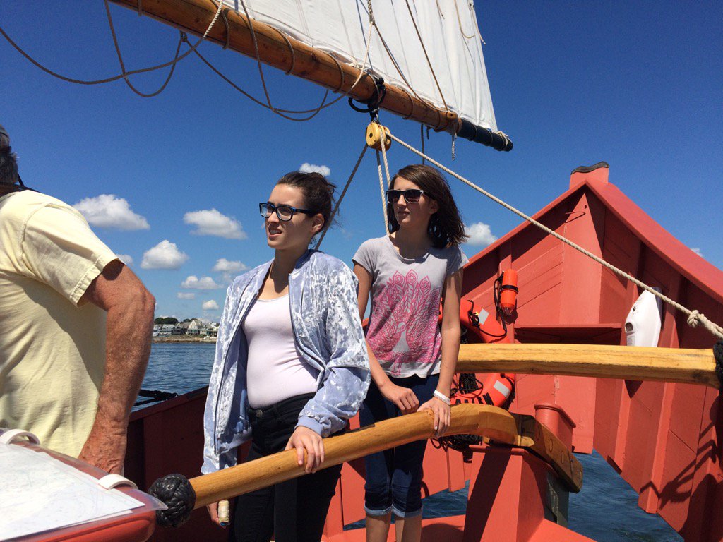 BethBerBeaulieu's tweet photo. Steering the FAME @cmshappenings #STEMandHistory @pastfoundation @SalemMaritime https://t.co/pvAs91V6kC
