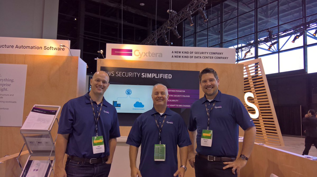 Stop by the @cyxtera booth at #AWSSummit #chicago this week to meet the team!