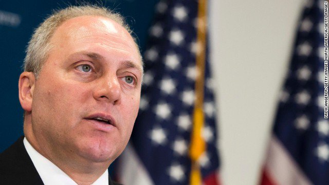 CNN's tweet photo. JUST IN: Rep. Steve Scalise discharged from hospital, six weeks after being shot at a GOP baseball practice https://t.co/V7xEMQ57h4 https://t.co/G8x9qnq8fn
