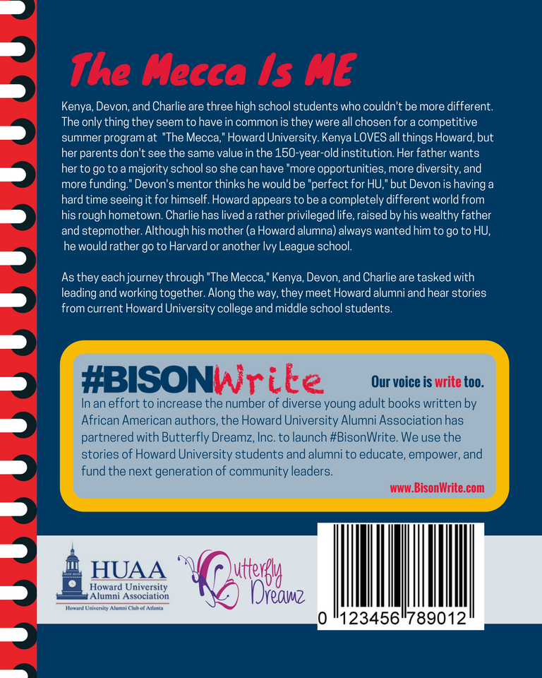 HUACNJ's tweet photo. Check out the front and back covers of #BisonWrite's upcoming Book, The Mecca Is Me! For more info, visit https://t.co/jYsHCYjvHL https://t.co/mGmr8FFpx3