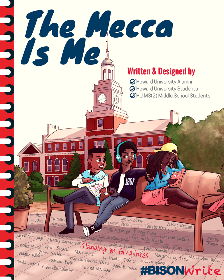 HUACNJ's tweet photo. Check out the front and back covers of #BisonWrite's upcoming Book, The Mecca Is Me! For more info, visit https://t.co/jYsHCYjvHL https://t.co/mGmr8FFpx3