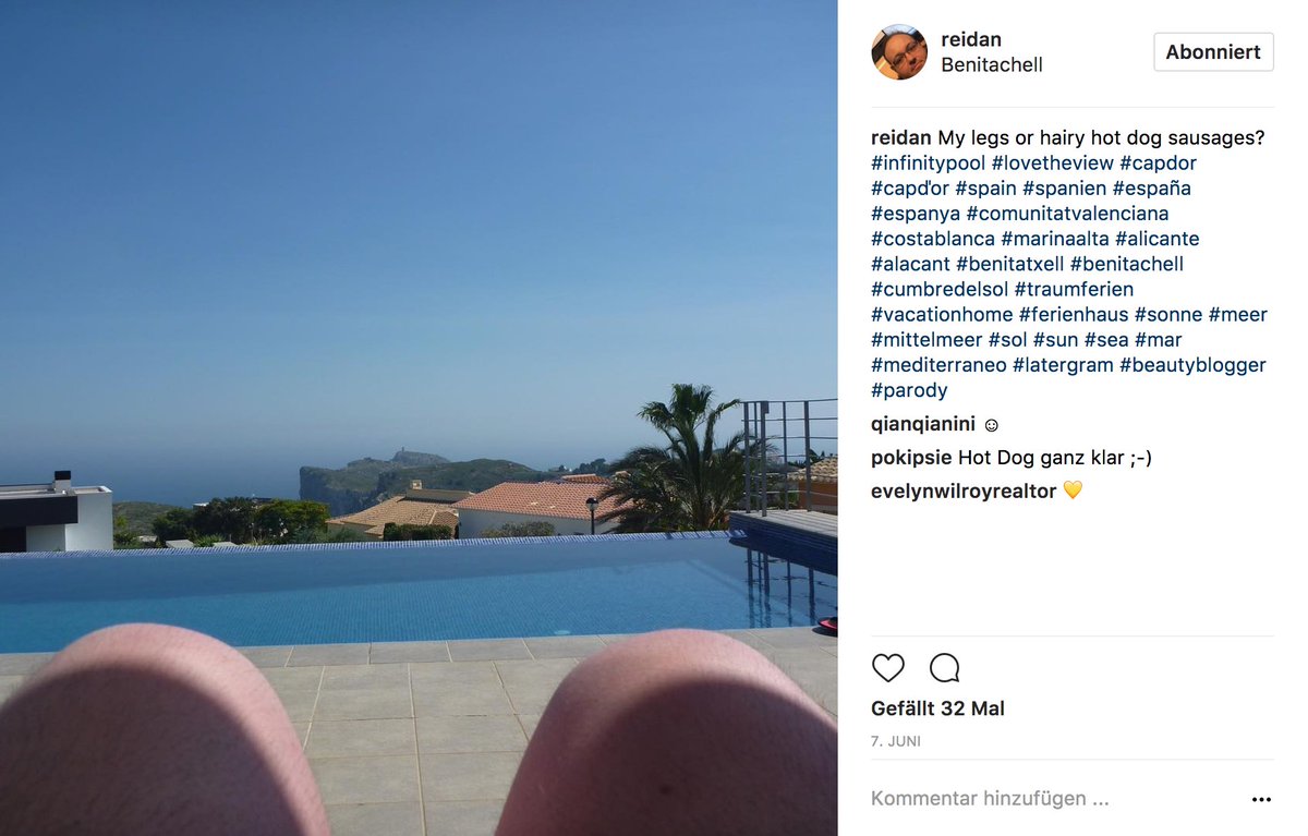 sommerprogramm's tweet image. Was war denn da los? @brack’s Selfie-King @reidan schoss in Spanien das vielleicht schönste Poolbeinebild. Da kann die Konkurrenz einpacken.