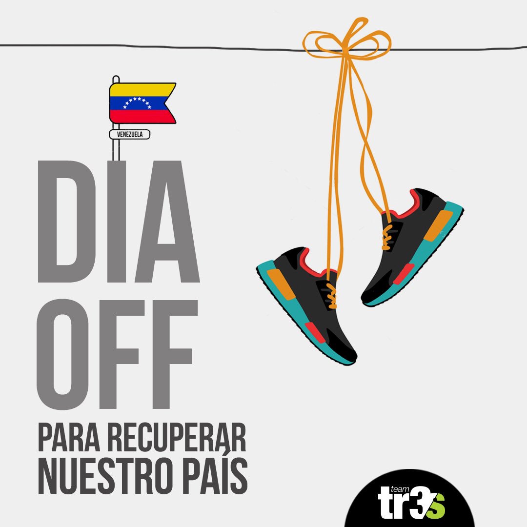 TeamTr3s's tweet photo. Ya tendremos tiempo y un mejor país para entrenar y competir. Ahora ¡FOCO en #Venezuela que es la única que tenemos! #Libertad #Democracia https://t.co/mrZXNSkf1I