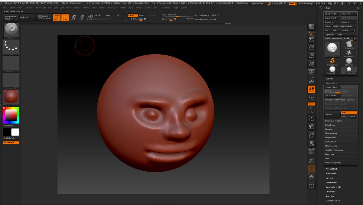 StarJeff3D's tweet photo. Okay Jeff, you got this
(It's not meant to be anything, just trying stuff to get the hang of it)
#LearningZbrush #MaximumEffort https://t.co/lxgBXU35zg