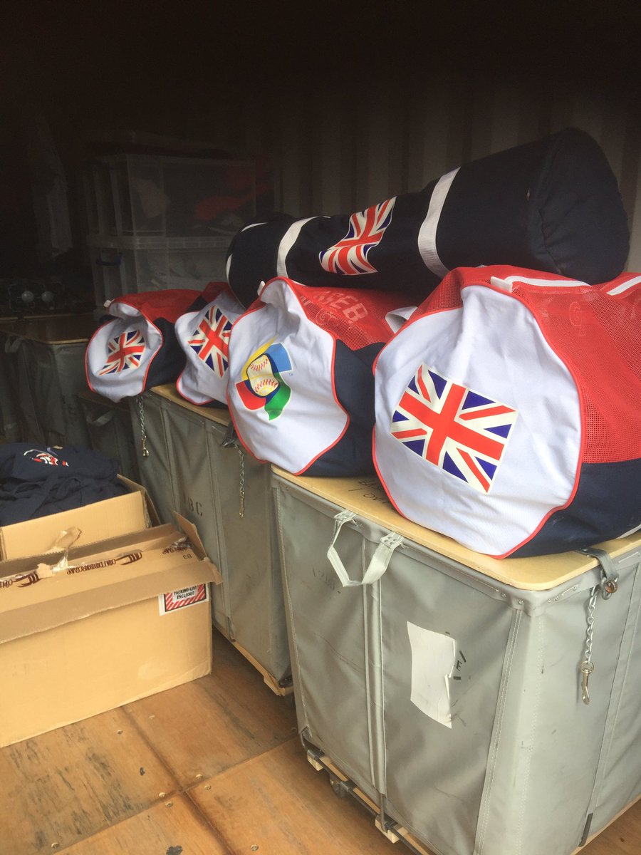 Glenrobertson03's tweet photo. @GB_Baseball are packed and ready to roll!! @BaseballEurope U23 championship #BritishBaseball https://t.co/cgfEjqc3x9
