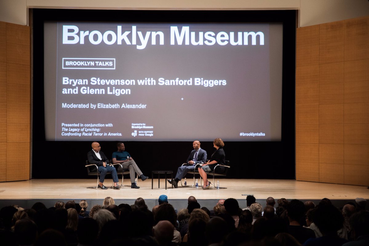 eji_org's tweet photo. An exhibit on EJI's lynching work opened yesterday @brooklynmuseum in New York, and will run through September 3. https://t.co/5vAb6Ou2R7 https://t.co/Tjz0W2WEle