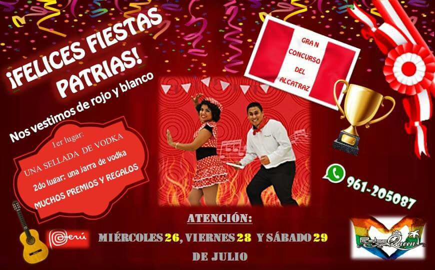 cusco_queen's tweet photo. Paradise Queen club 26 de julio , viernes 28 y sabado 29 de julio el gran concurso del ALCATRAZ #felicesfiestaspatriascusco #discotecasgays https://t.co/OQmbHMnouc