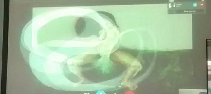 carmineclaire's tweet image. Stunning paint on glass animation around fluidity and fantasy to disrupt identity in Daniela del Castillo's work #queeringanimation