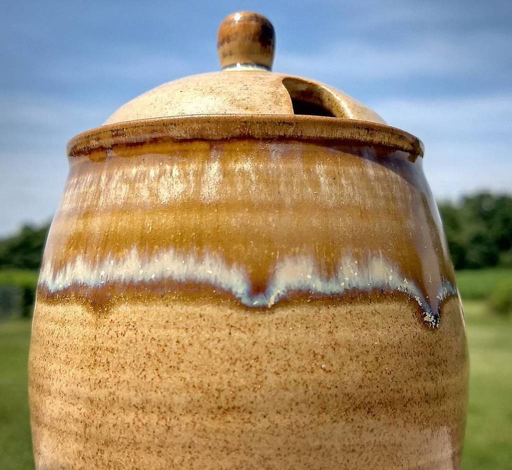 schwartzcrafted's tweet photo. Can't wait to fill this thing with honey!
#honey #honeypot #🍯 #🐝 #pottery #ceramics #handmade #art #craft #wheelt… https://t.co/kRD3GoH1CT https://t.co/BbFsZqfvtL