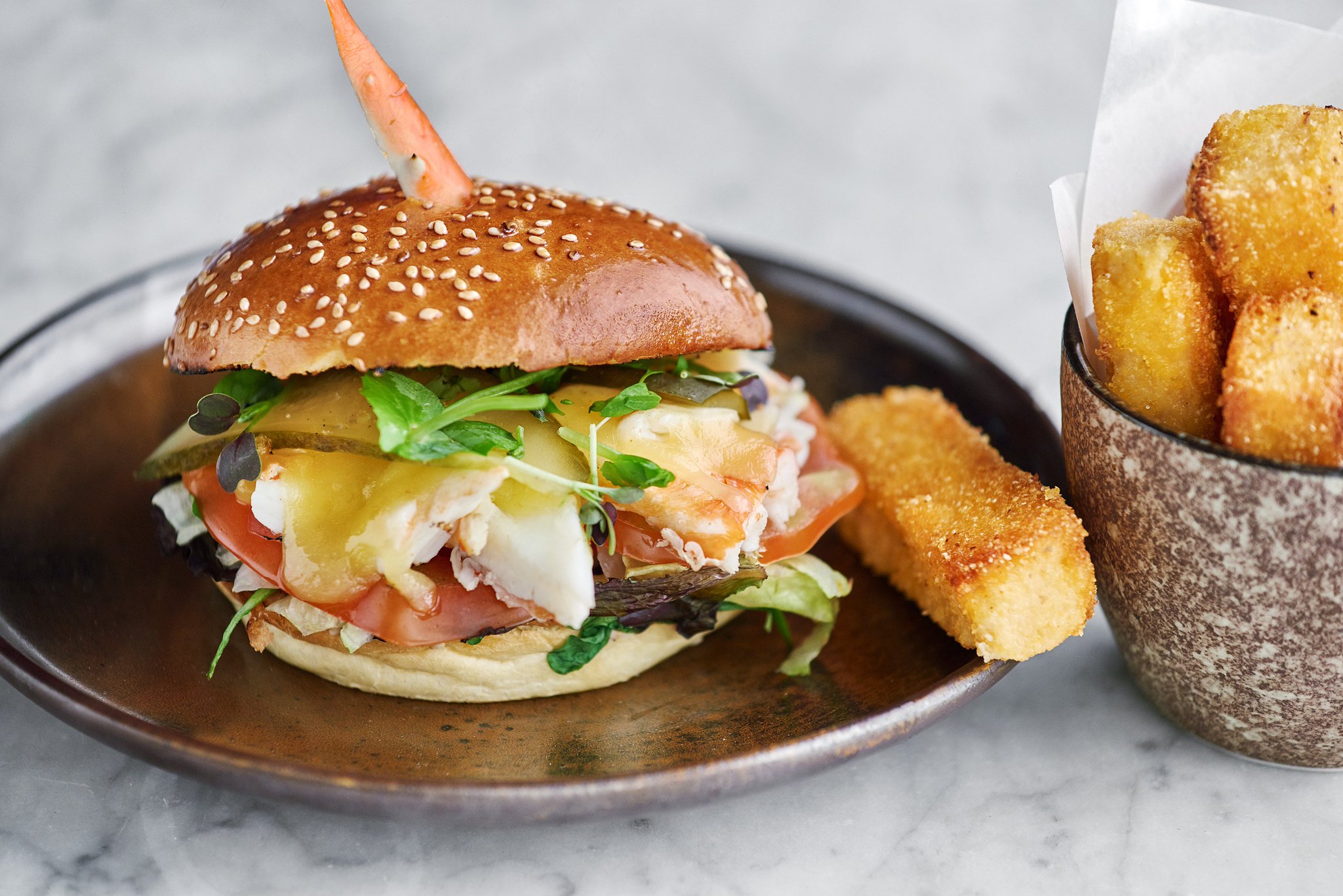 Fancycrab on Twitter "🍔 Fancy Crab Burger with juicy sauce, fresh